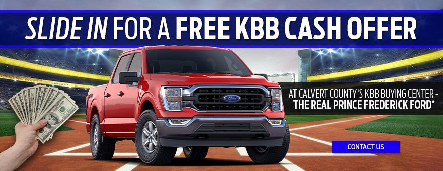 Slide In for a Free KBB Cash Offer at Calvert County's KBB B